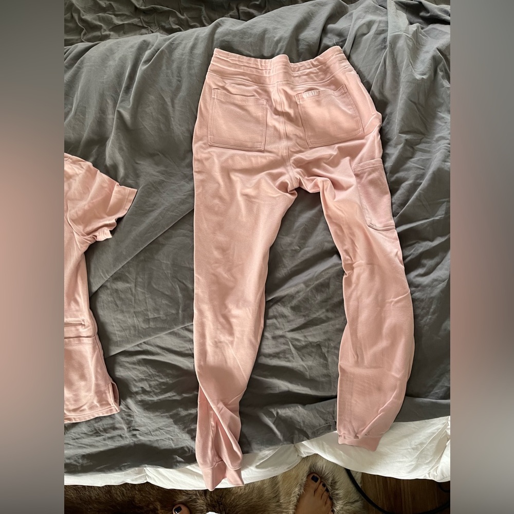 $40for 2sets of Jaanuu scrubs.One pair worn 2x other NWT. MT pants and L shirts - Picture 5 of 8